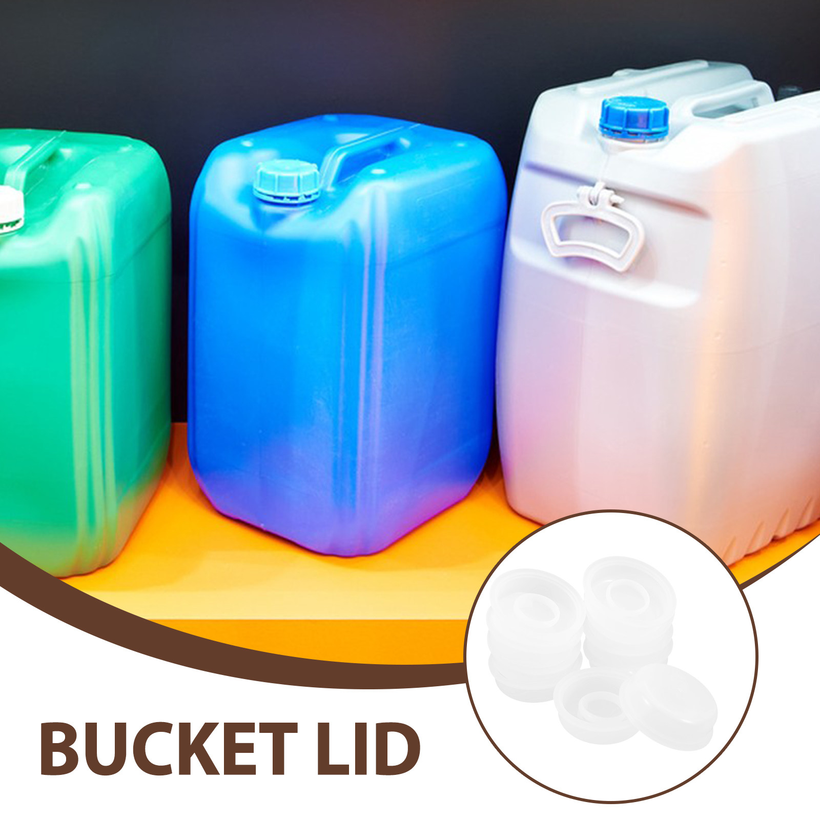 10Pcs Plastic Chemical Bucket  - Food Storage Plastic ulasan dan harga