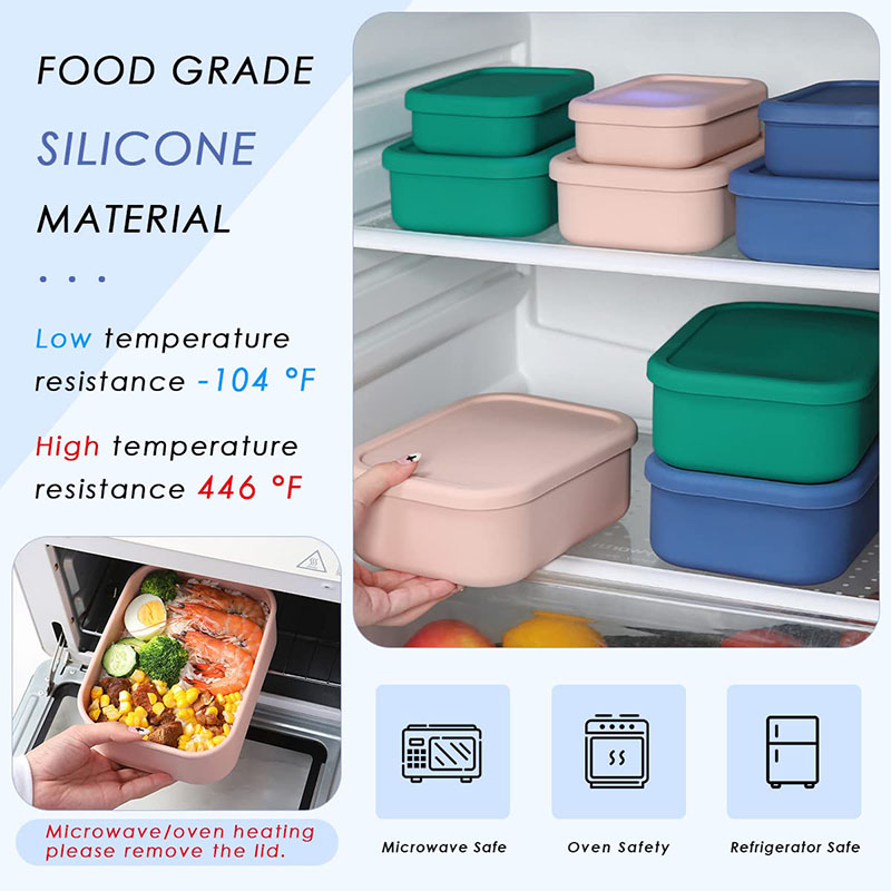 Leak-Resistant Bento Lunch Box - Food Storage Silicone ulasan dan harga
