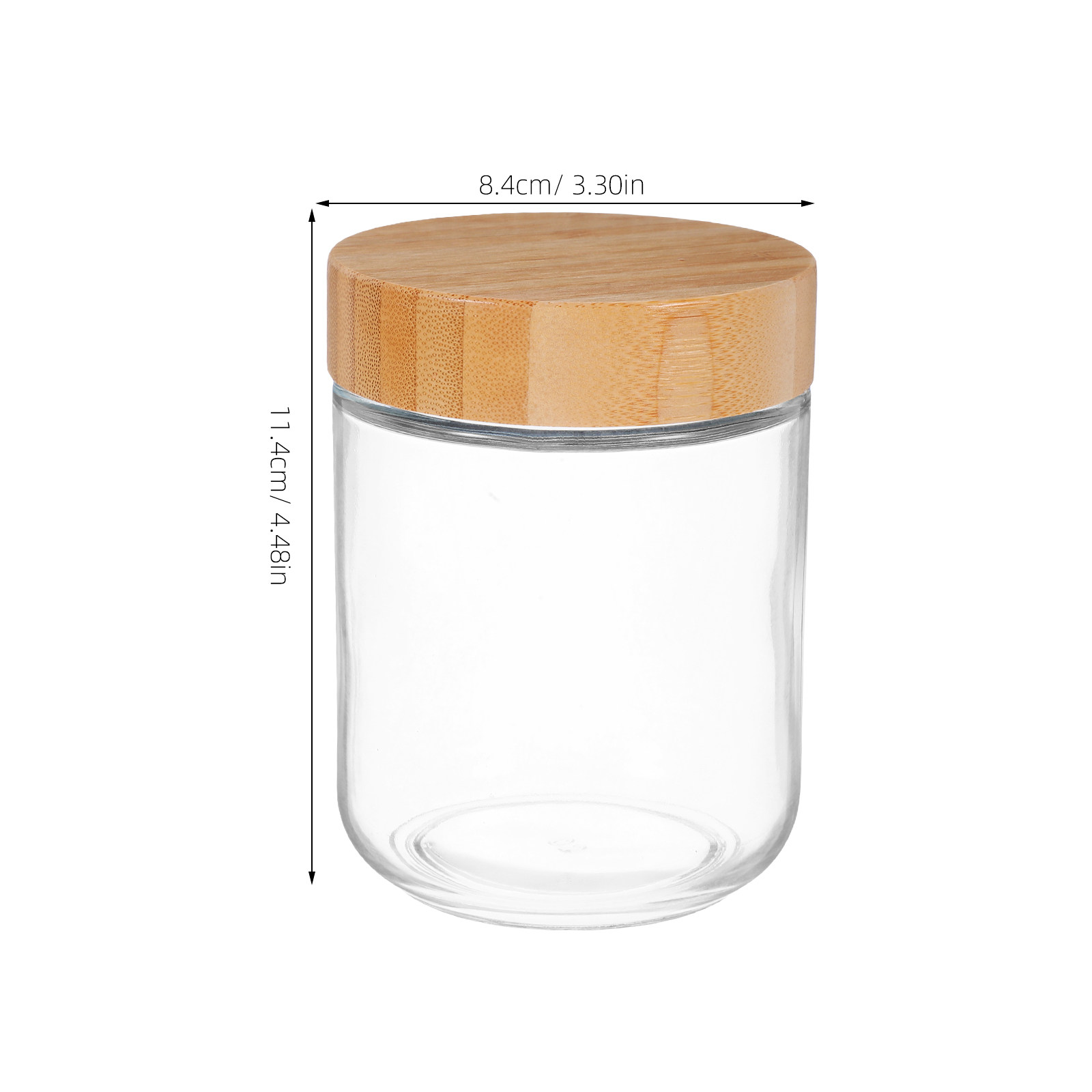 4Pcs Glass Kitchen Storage Jar - Food Storage Plastic ulasan dan harga