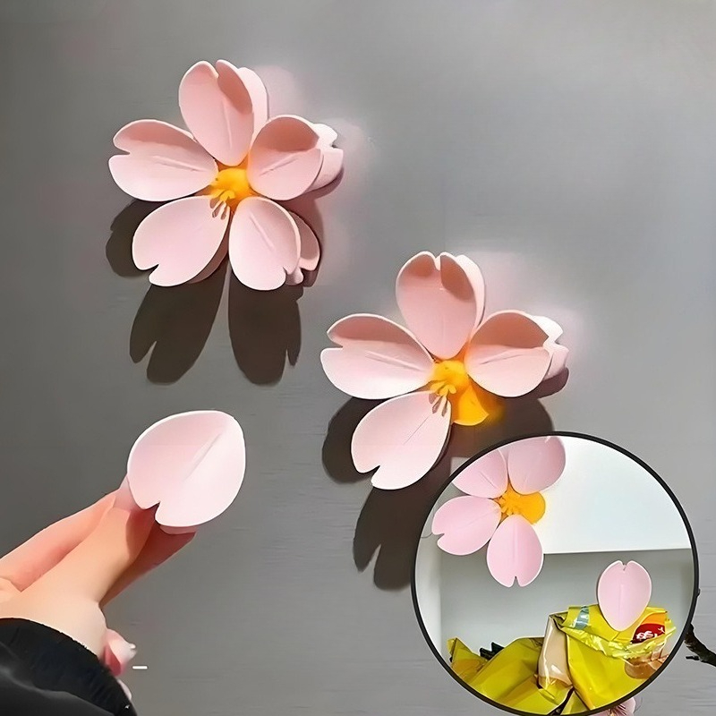 Sakura Magnetic Clip Creative  - Food Storage Plant ulasan dan harga