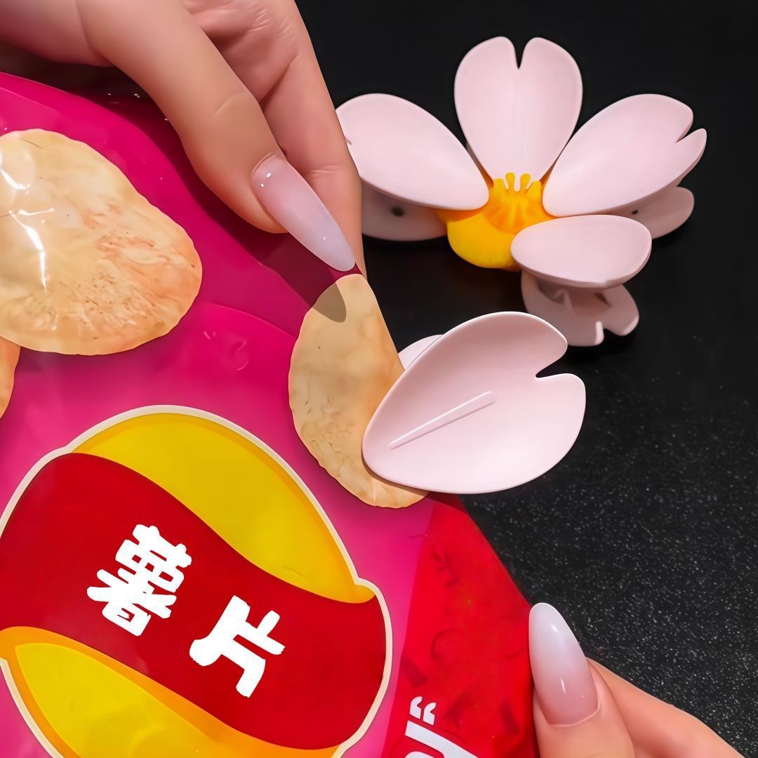 Sakura Magnetic Clip Creative  - Food Storage Plant ulasan dan harga
