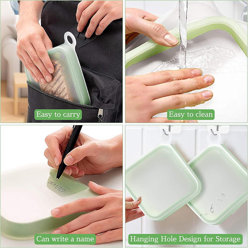 Silicone Sandwich Toast Bento  - Food Storage Silicone ulasan dan harga