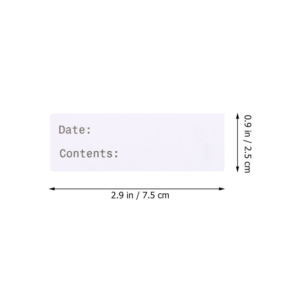 Removable Food Labels Blank Pr - Food Storage Jar Labels ulasan dan harga