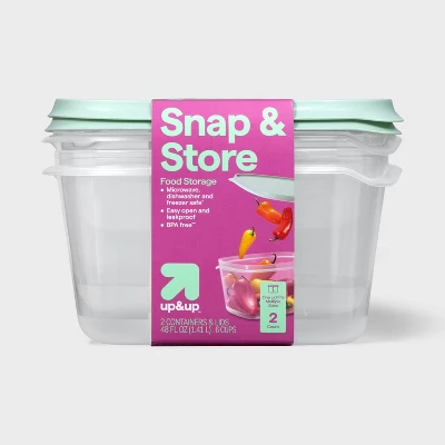 2026 New 2 Pack 48oz Large Rec - Food Storage Large ulasan dan harga