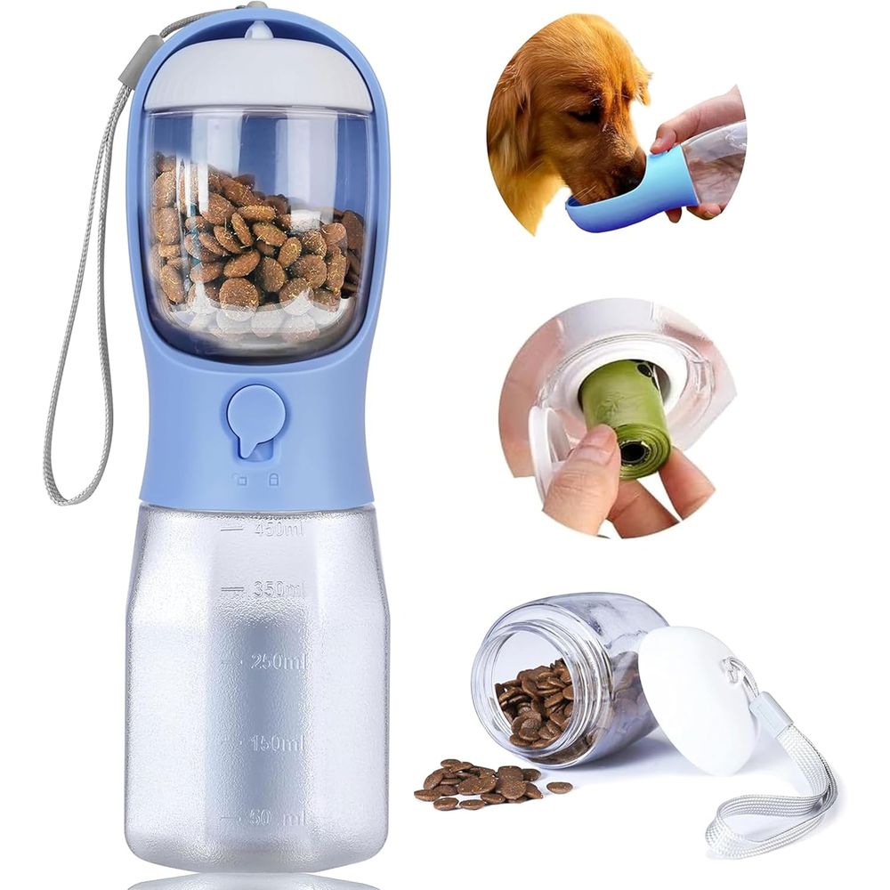 Dog Water Bottle with Food Con - Food Storage Essentials ulasan dan harga