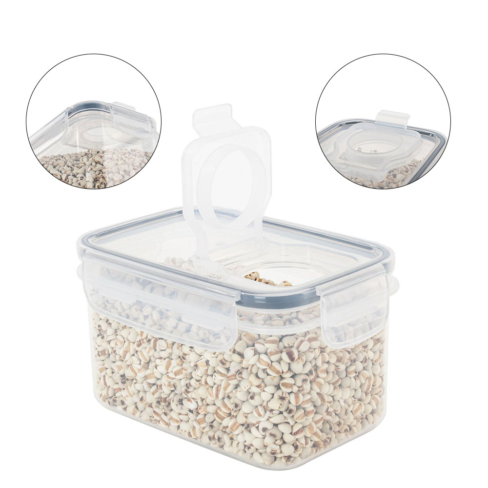 Sealed Plastic Food Storage Bo - Food Storage Jars With Lids ulasan dan harga
