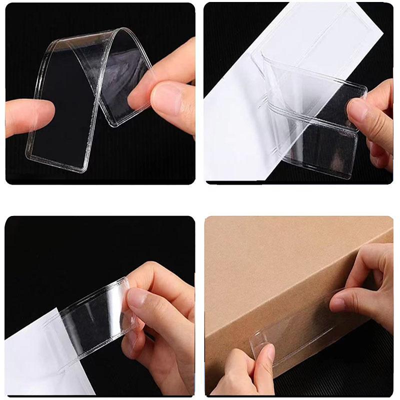 10Pcs Transparent PVC Adhesive - Food Storage Jar Labels ulasan dan harga